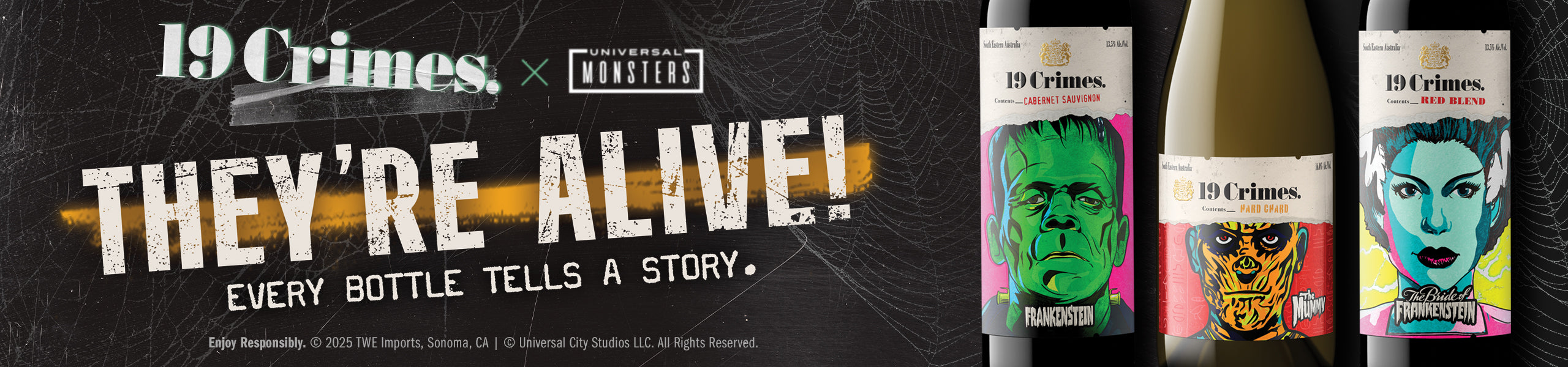 19 Crimes x Universal Monsters